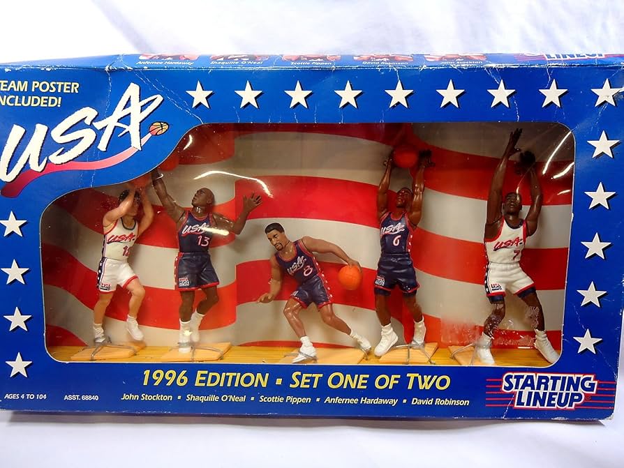 Amazon.com: 1996 USA Dream Team NBA Starting Lineup Edition Set