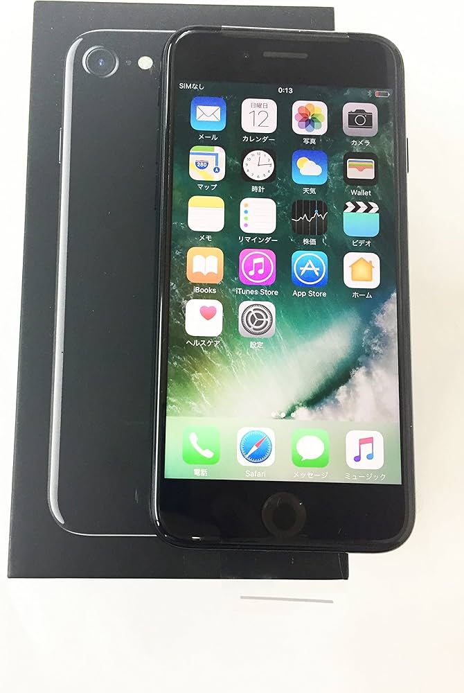 Amazon | 【整備済み品】 iPhone 7 128G ジェットブラック SIMフリー