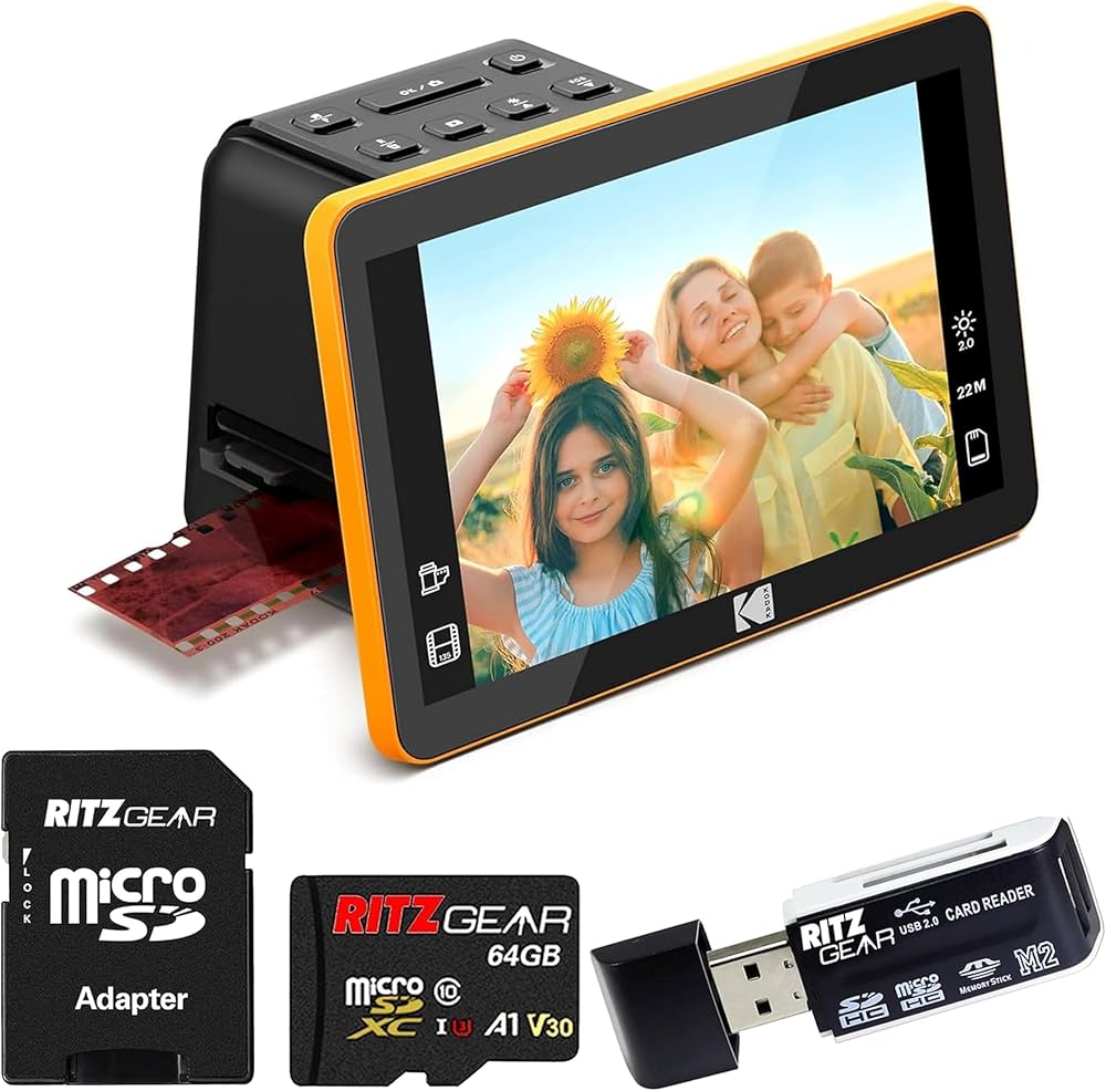 Amazon | Kodak Slide N Scan デジタルフィルムスキャナー - 7インチ