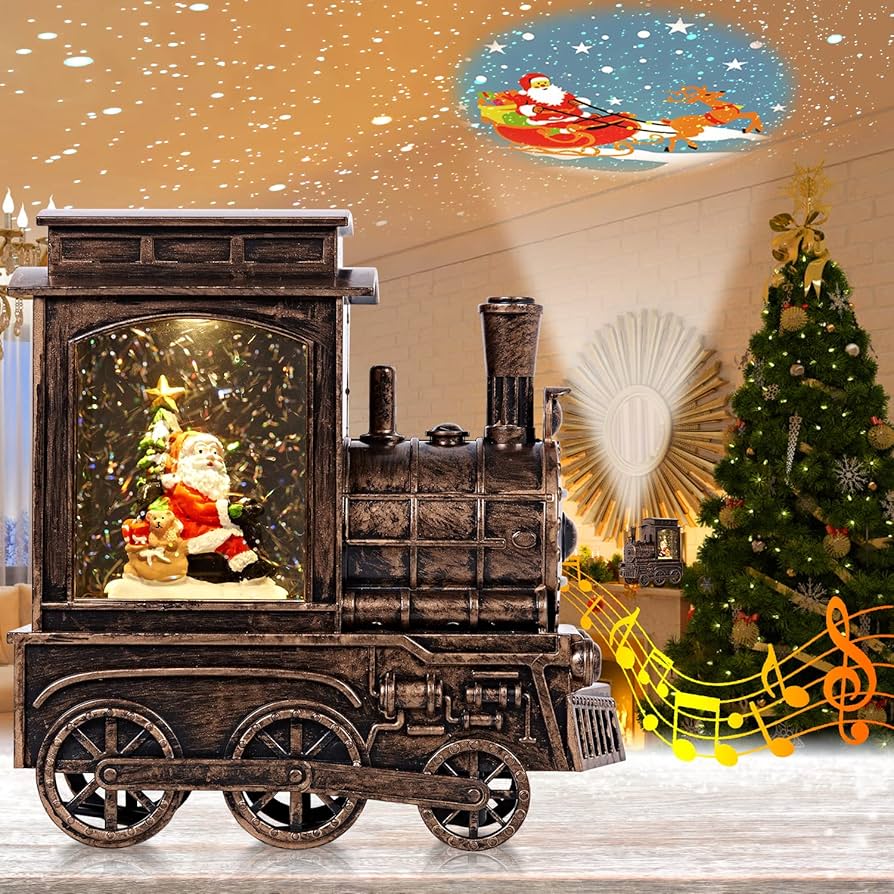 Amazon.co.jp: スノードーム クリスマス サンタプロジェクター