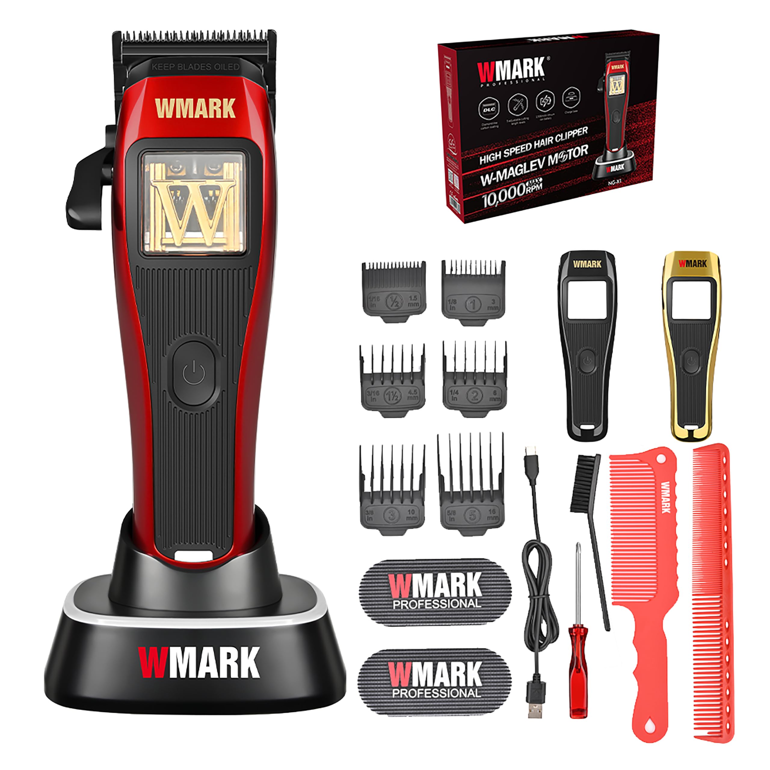 Amazon.co.jp: WMARK プロフェッショナル バーバー コードレス