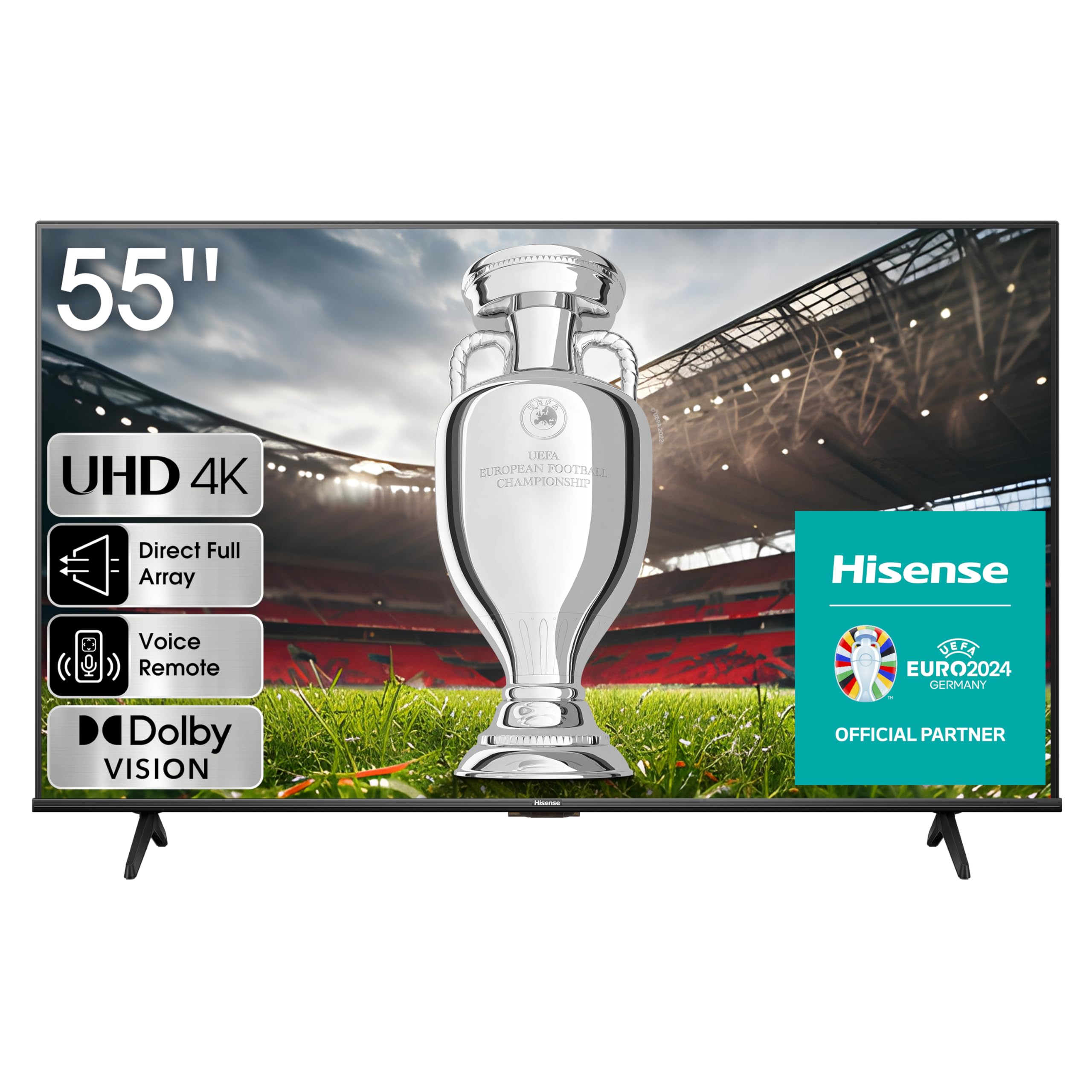 Amazon | Hisense 55インチ 4K UHD スマートDLED TV - A6Kシリーズ