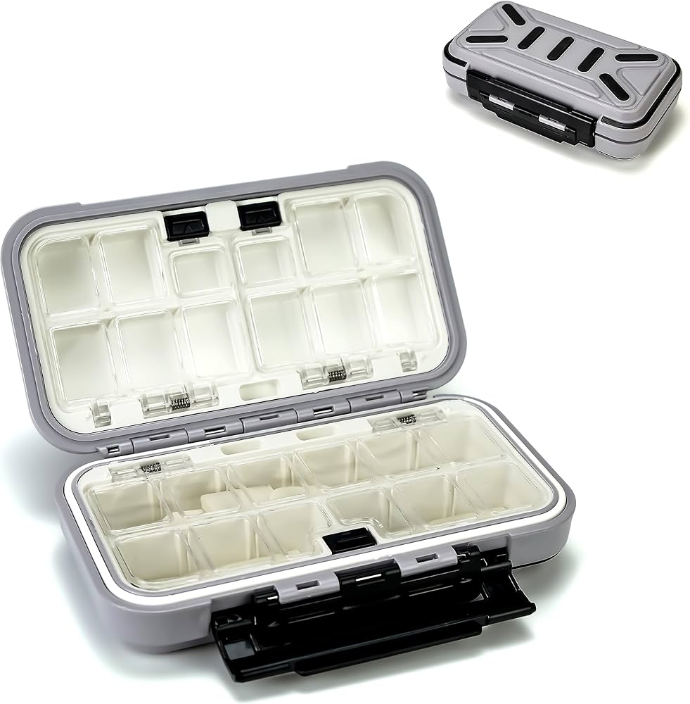 Amazon.co.jp: Piscorush タックルボックス 防水 釣り道具 釣りの餌箱