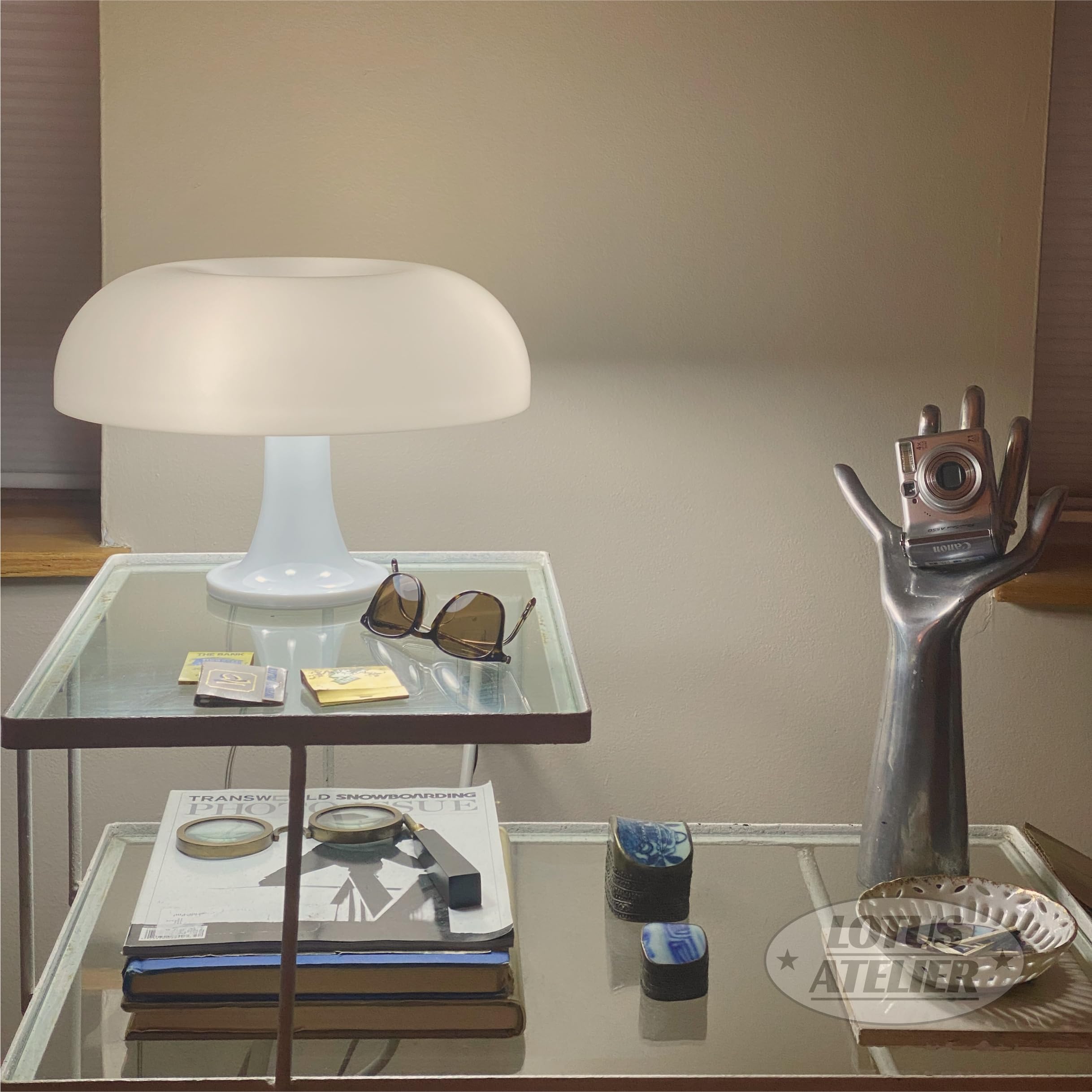 Lotus Atelier Retro Mushroom Lamp for Room Aesthetic Modern