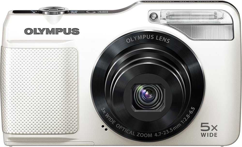 Amazon | OLYMPUS デジタルカメラ VG-170 ホワイト 1400万画素 光学5倍
