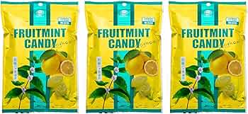 Amazon.co.jp: 北見ハッカ通商 フルーツミント キャンディ レモン味 3