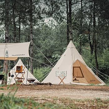 Amazon.co.jp: Naturehike ワンポールテントTC素材 コットン仕様 防水