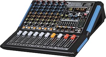 Amazon.com: Professional Eight-Channel Audio Mixer with USB