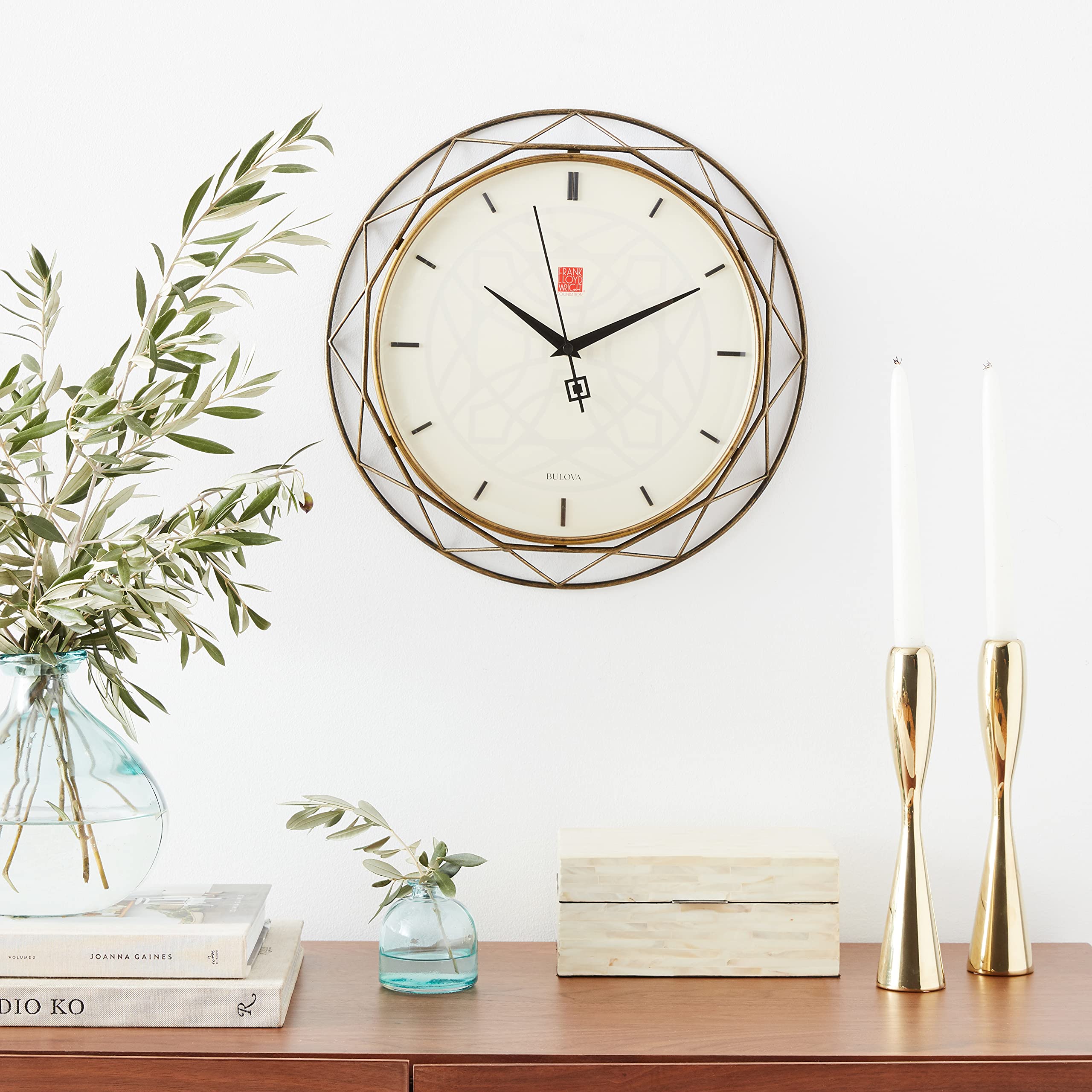 Amazon.co.jp: Bulova Clocks C4834 Luxfer Prism 14インチ フランク