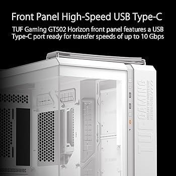 Amazon.com: ASUS TUF Gaming GT502 Horizon White ATX Mid-Tower PC