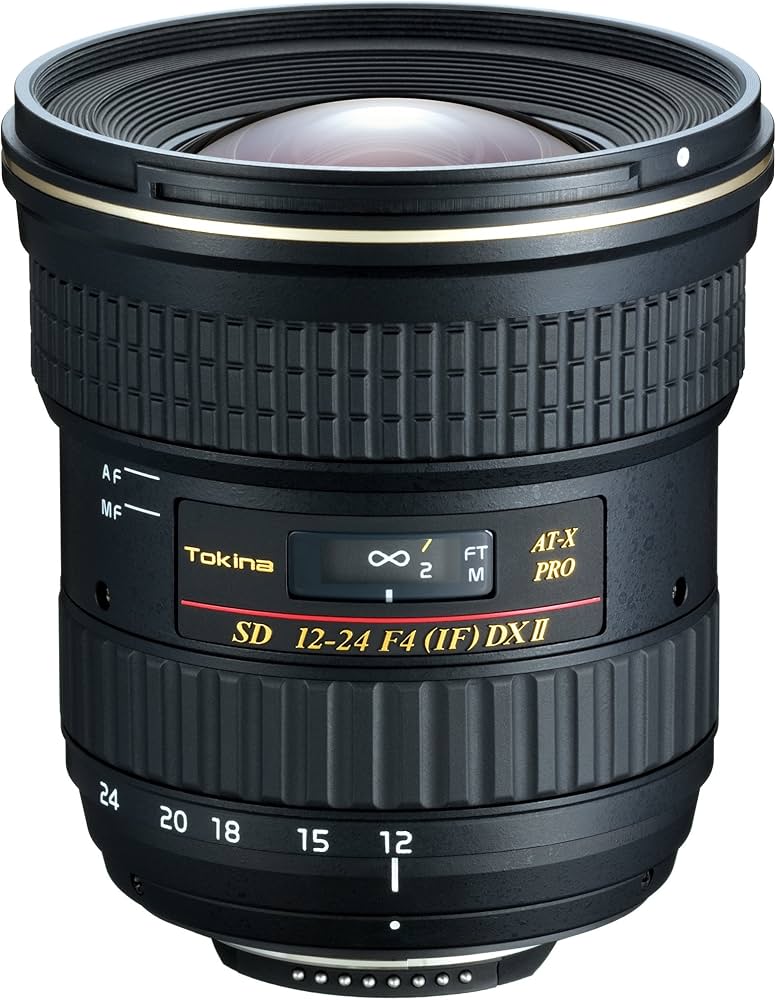 Tokina AF 12-24mm F/4 at-X 124 Pro DX II Zoom Lens for Nikon DSLR