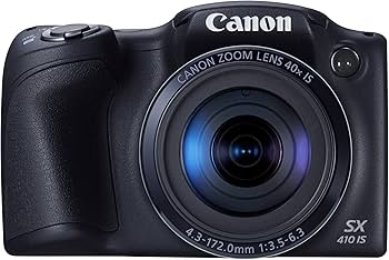 Amazon.com: Canon PowerShot SX410 is (Black) (Renewed) : Office