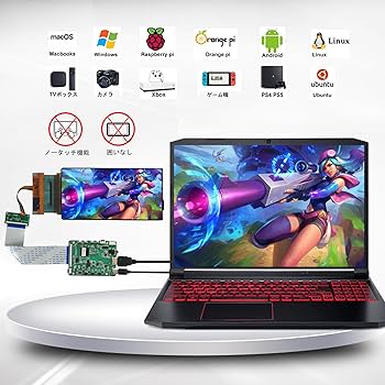 Amazon.co.jp: wisecoco 6インチ 2K OLED ディスプレイ フレキシブル