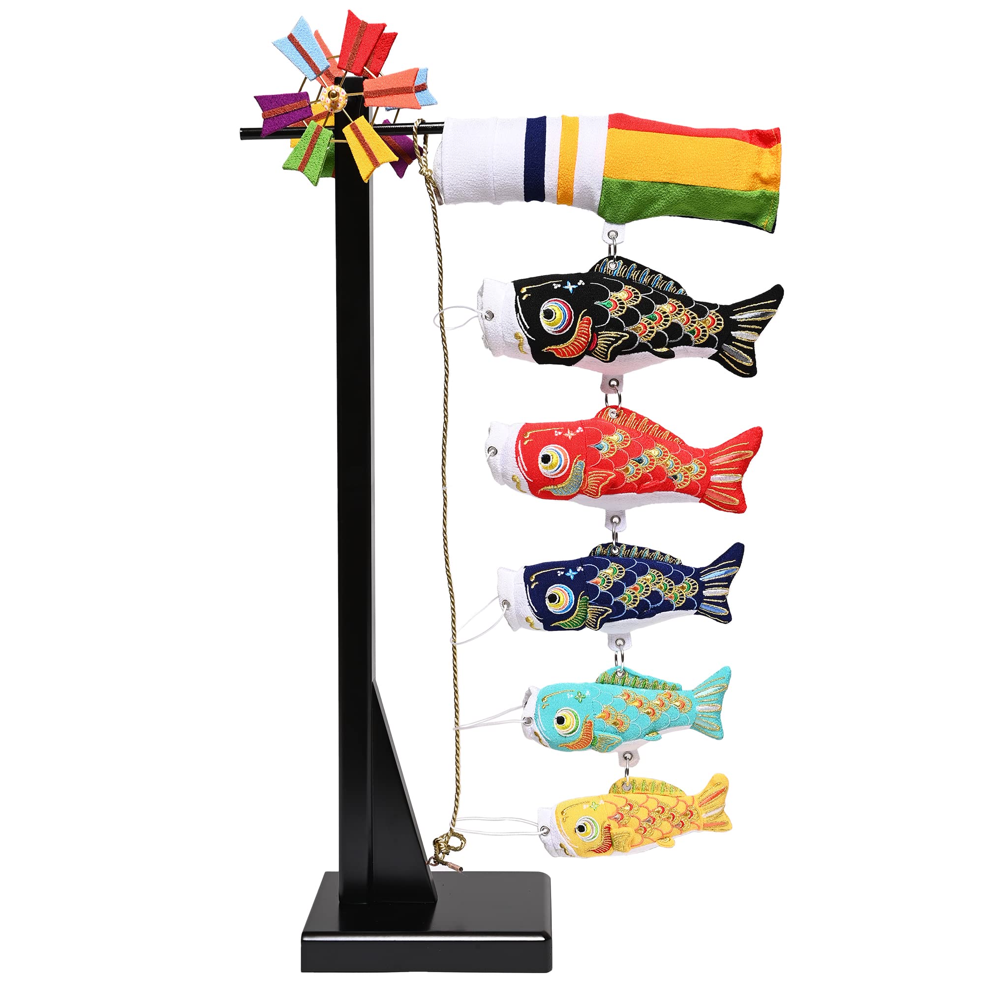 Amazon | 【五月人形】【つるし飾り】五匹鯉のぼり(特小)【室内