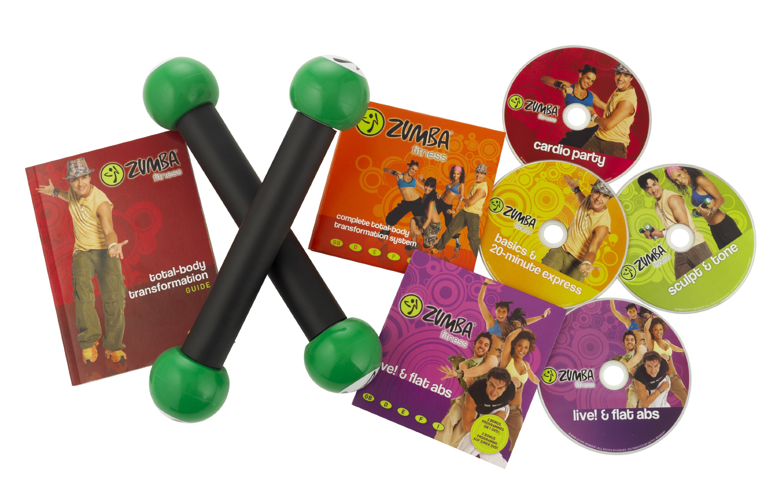 Zumba Fitness DVD Exercise Kit includes toning sticks : Amazon.co