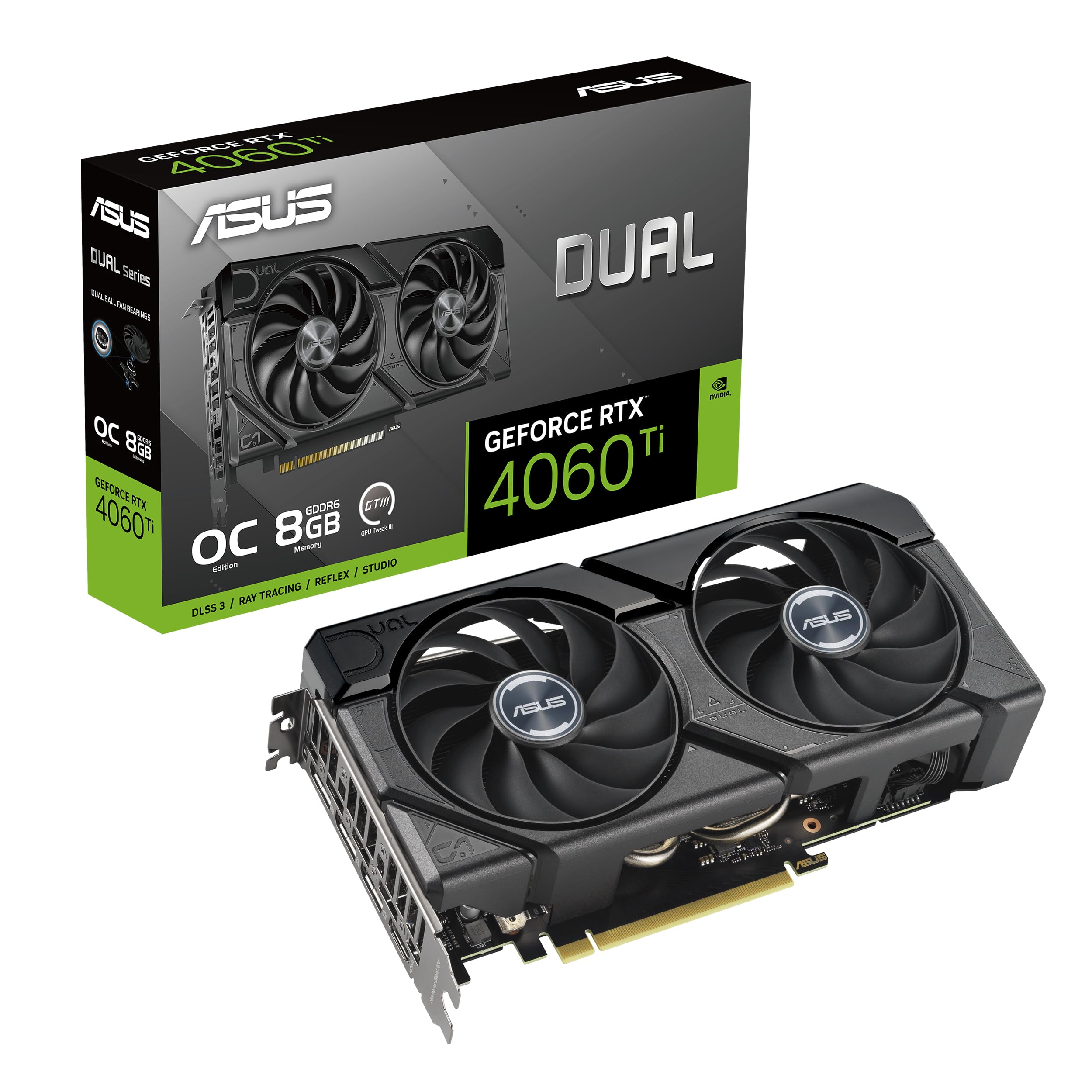 Amazon | ASUS Dual GeForce RTX™ 4060 Ti EVO OCエディション 8GB