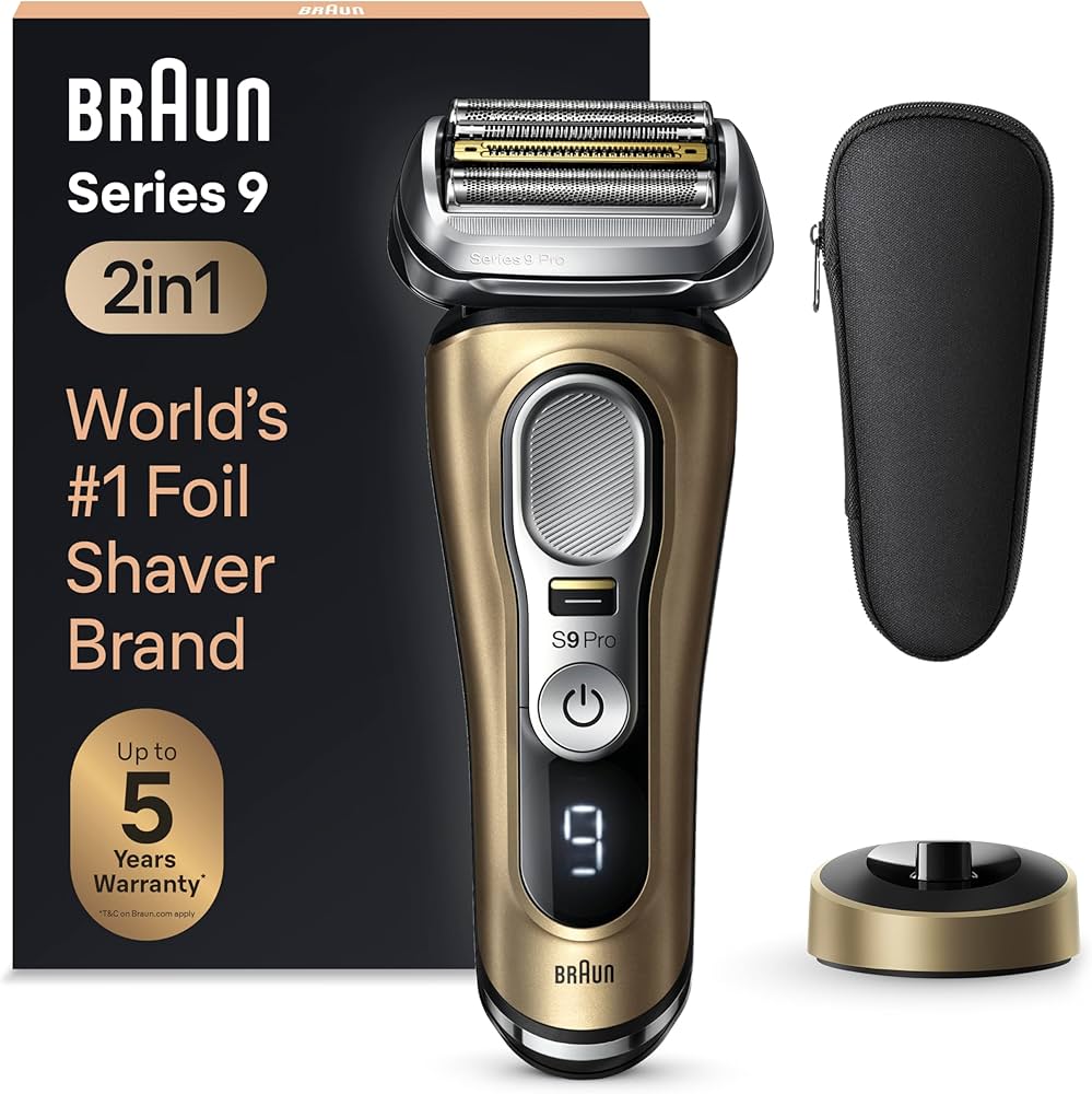 Amazon.com: Braun Series 9 Pro 9419s 電動剃須刀,適用於男士、乾濕兩