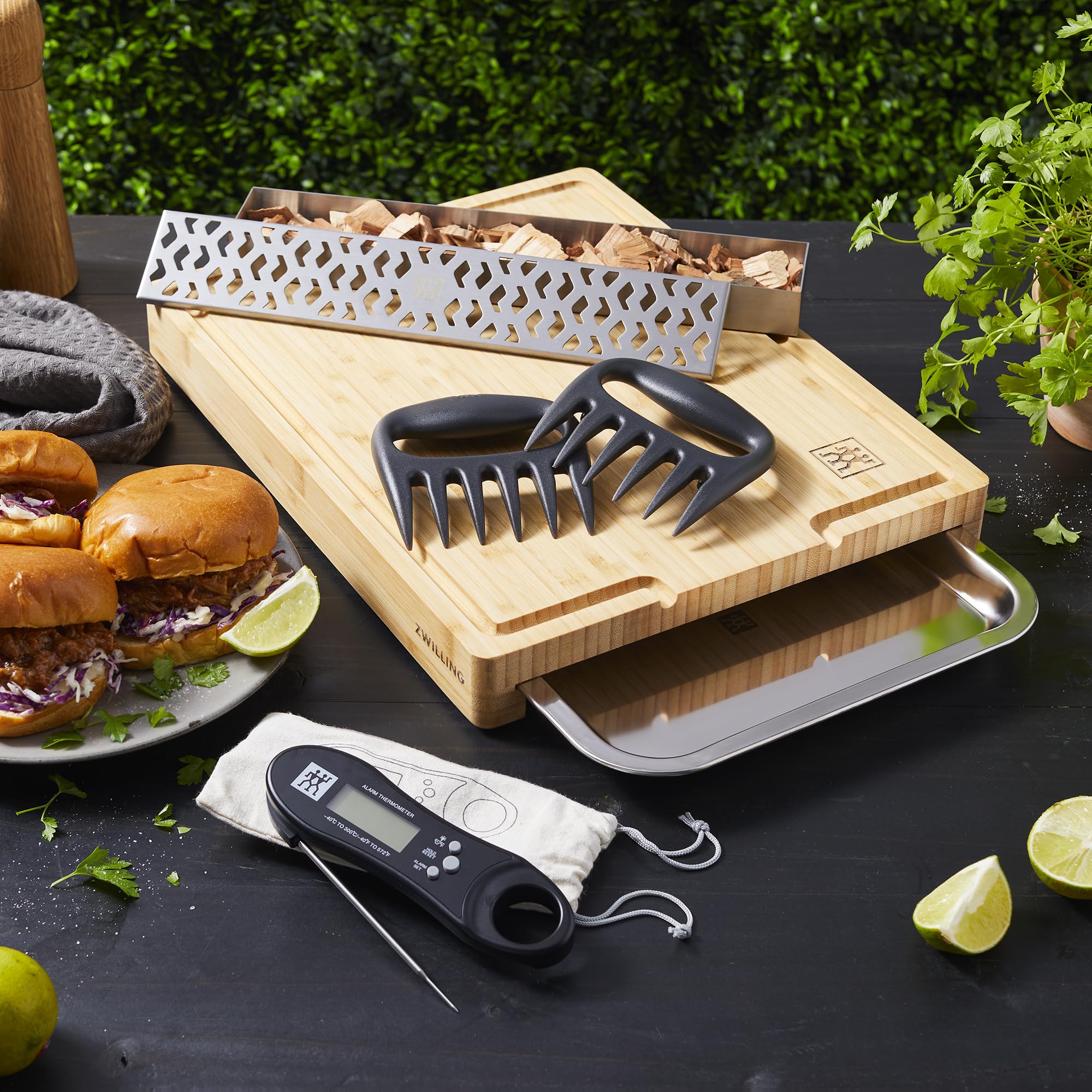 Amazon.co.jp: ZWILLING BBQ+ グリルスモーカーセット 4 シルバー