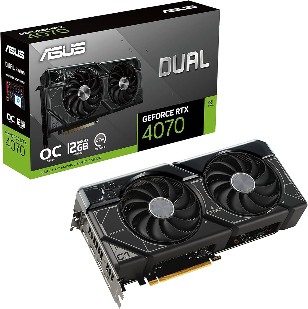 Amazon | ASUS Dual GeForce RTX 4070 OC Edition 12GB GDDR6X IP5X