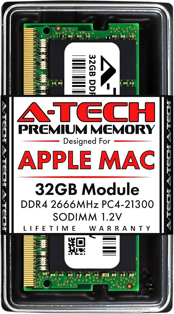 A-Tech 32GB RAM for Apple iMac & Mac mini (2018, 2019 & 2020