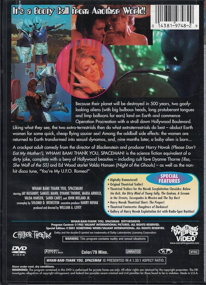 Amazon.com: Wham-Bam-Thank You, Spaceman [DVD] : Jay Rasumny