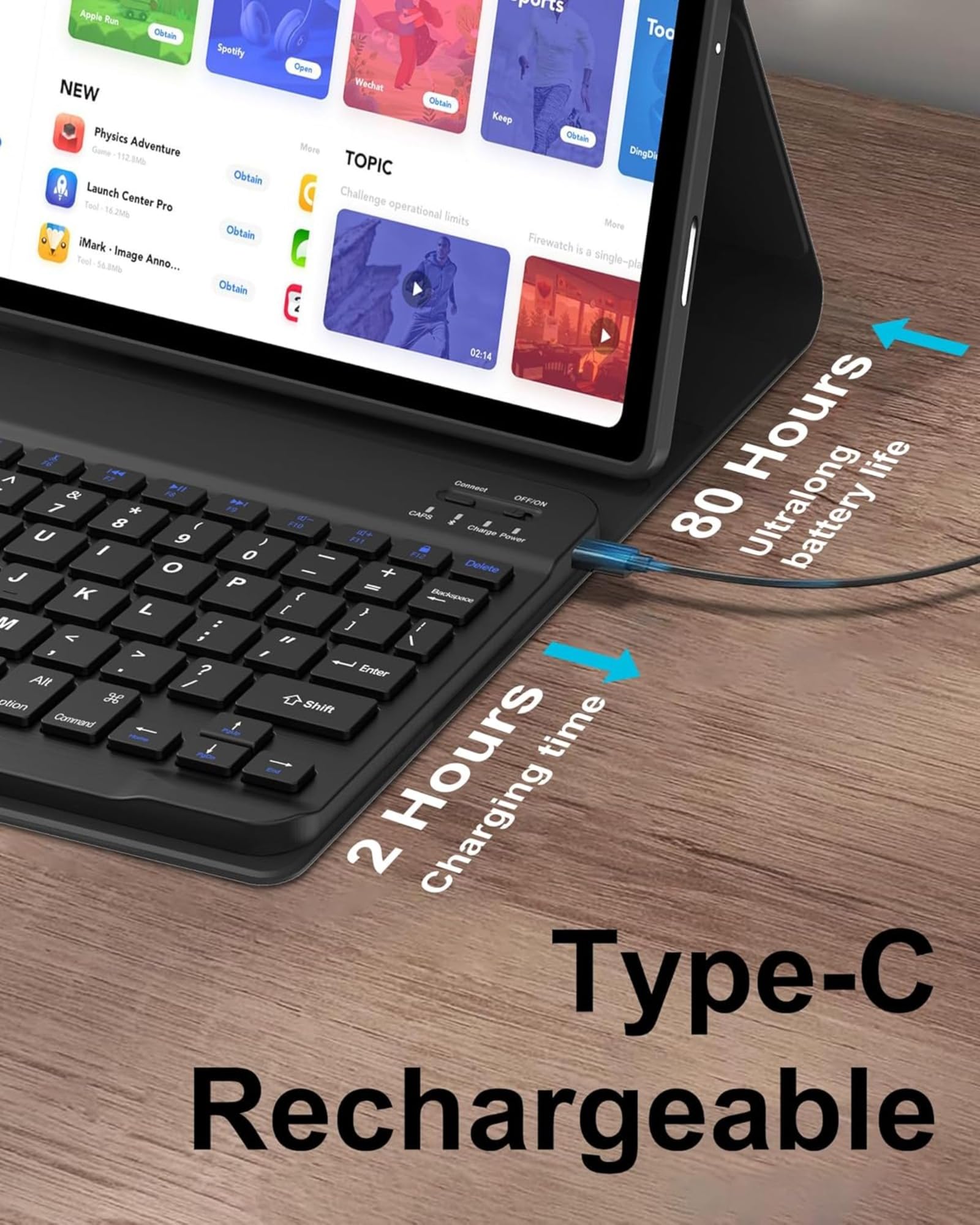 Amazon.com: Keyboard Case for Samsung Galaxy Tab S8+/S8 Plus(12.4