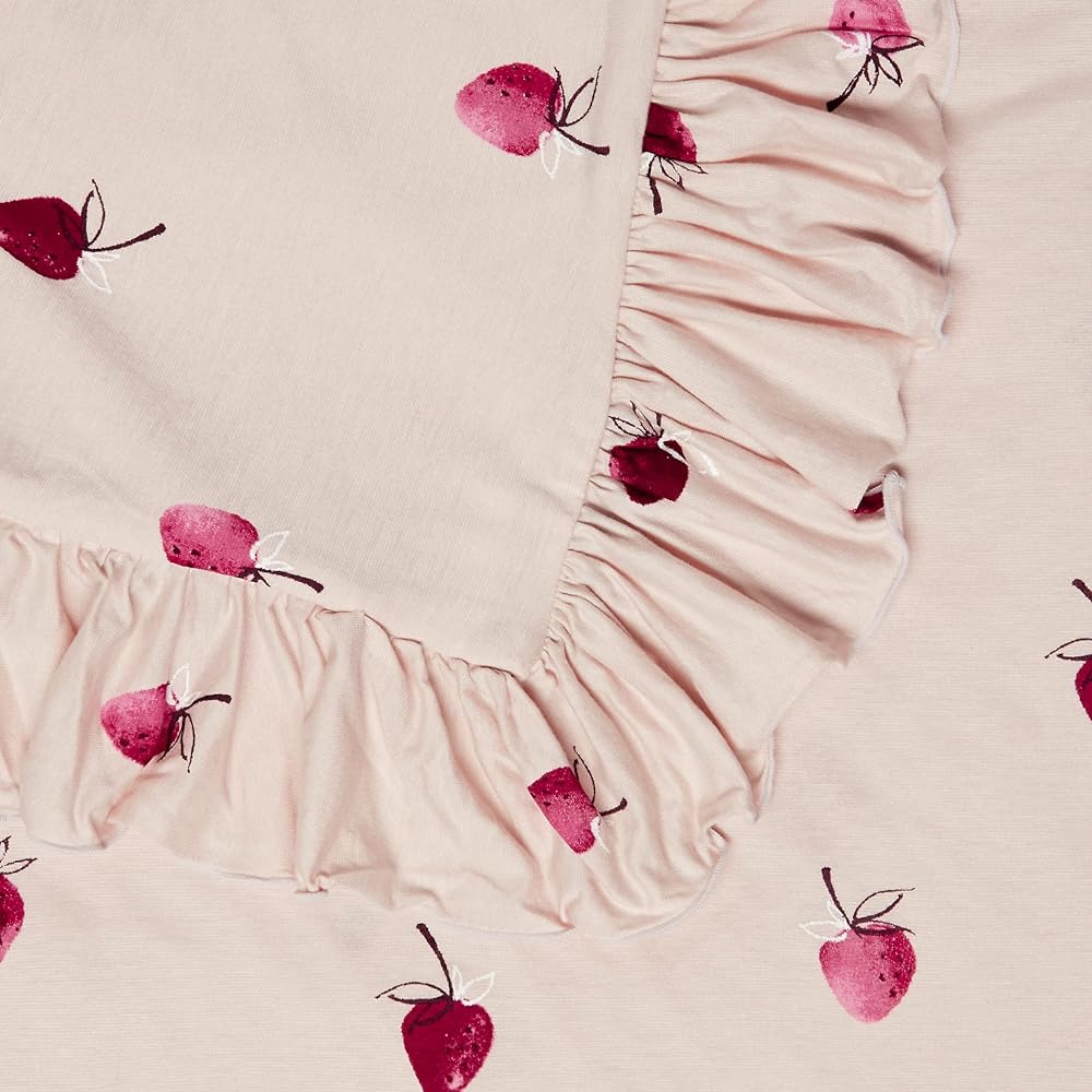 Amazon.co.jp: [ジェラート ピケ] Sleep ストロベリー柄掛け布団カバー