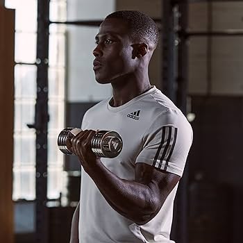 Amazon | adidas(アディダス) アジャスタブルクロームダンベル 5KG (1