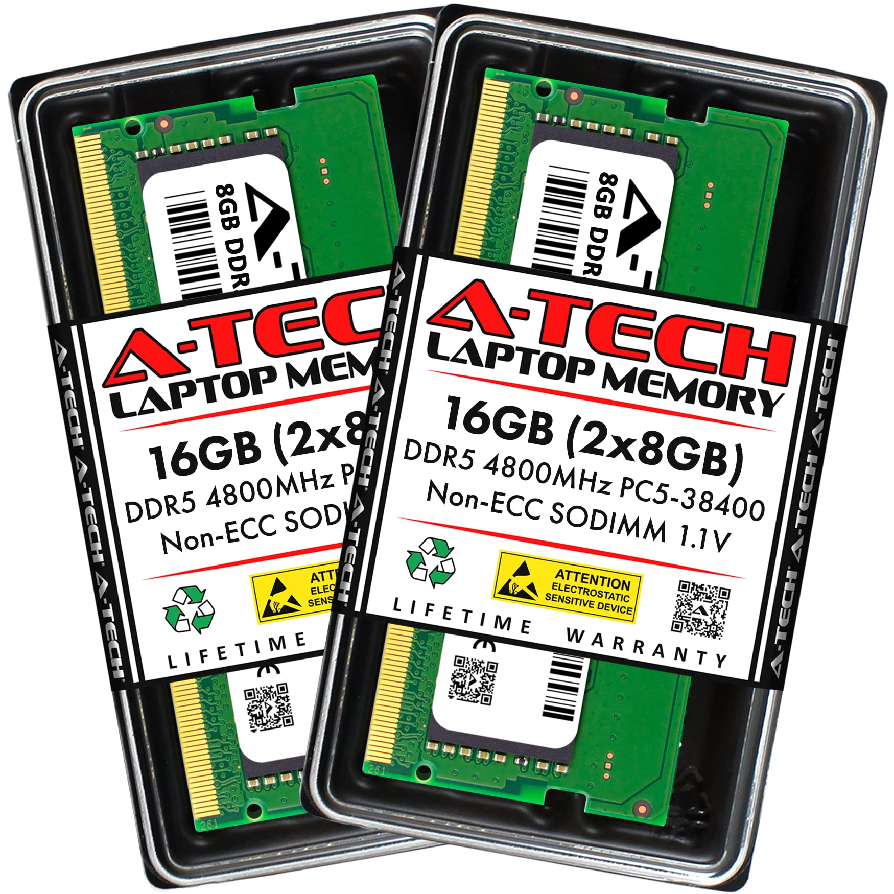 A-Tech 16GB (2 x 8GB) RAM for Dell XPS 15 (9520) | DDR5 4800MHz SO
