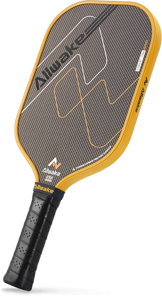 Amazon.co.jp: ピックルボールパドル、3Kチタンハイブリッドカーボン