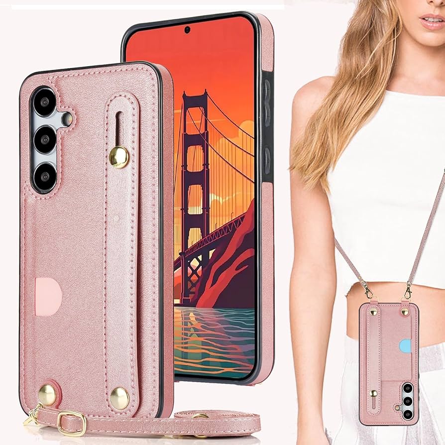 Amazon.co.jp: Galaxy S23 FE SCG24 ケース 肩掛け 首かけ 斜めがけ