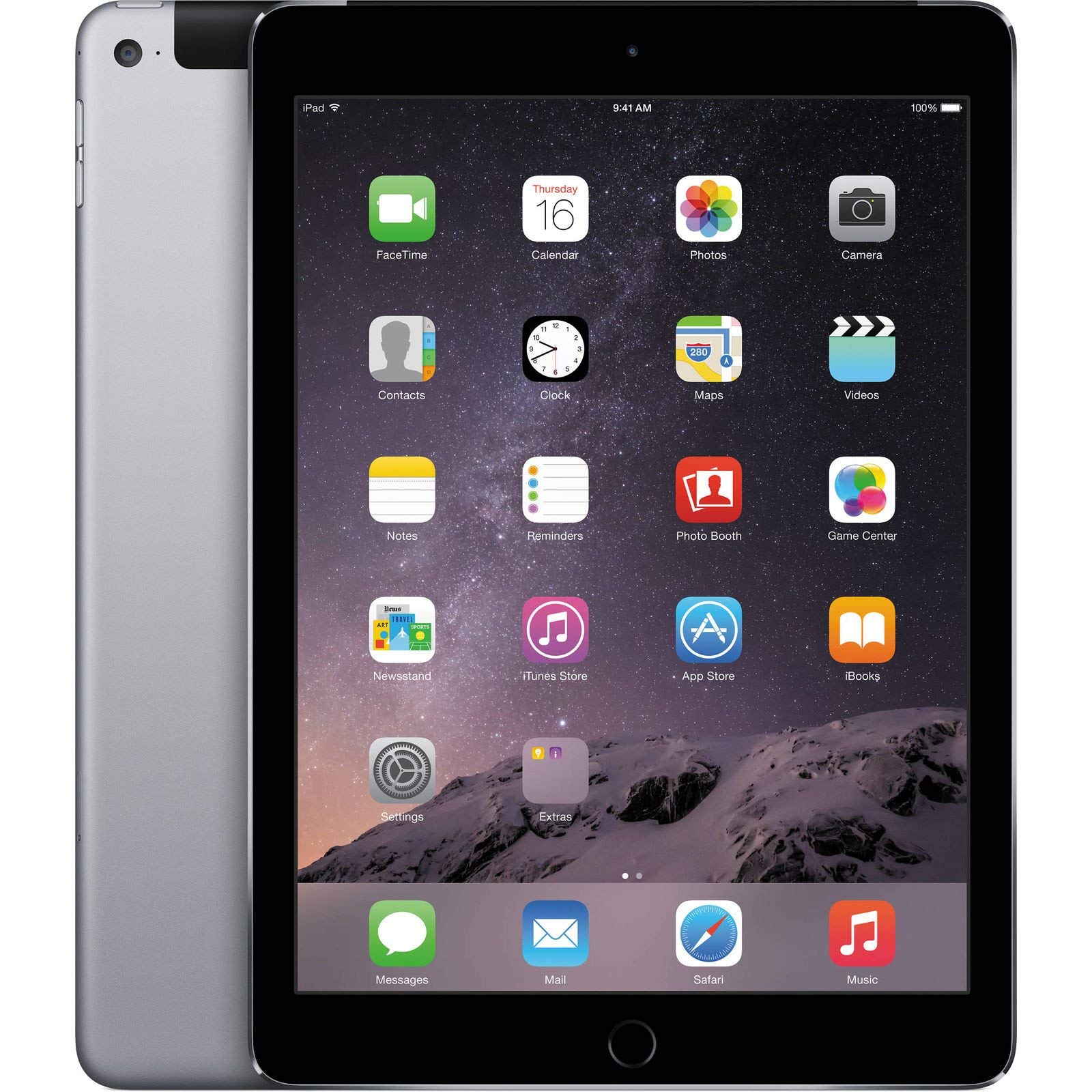 Amazon.com : Apple iPad Air 2, 16GB, 4G + Wi-Fi - Space Gray