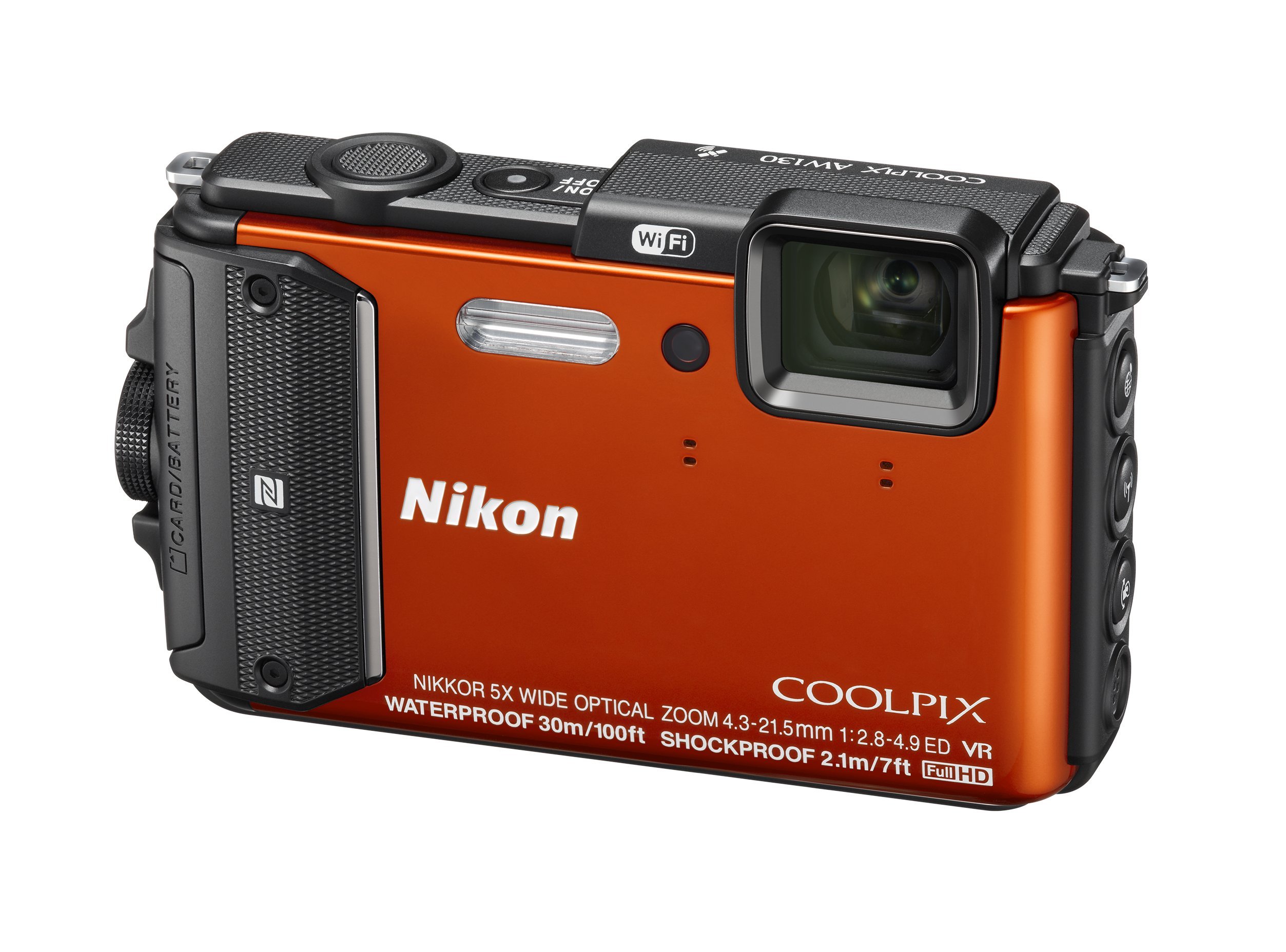 Amazon.com : Nikon Coolpix AW130 Shock & Waterproof GPS Digital
