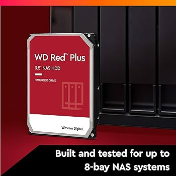Amazon.com: Western Digital 3TB WD Red Plus NAS Internal Hard