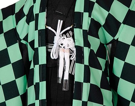 Amazon | 七五三 着物 男の子 五歳 羽織袴セット 市松模様 緑 黒