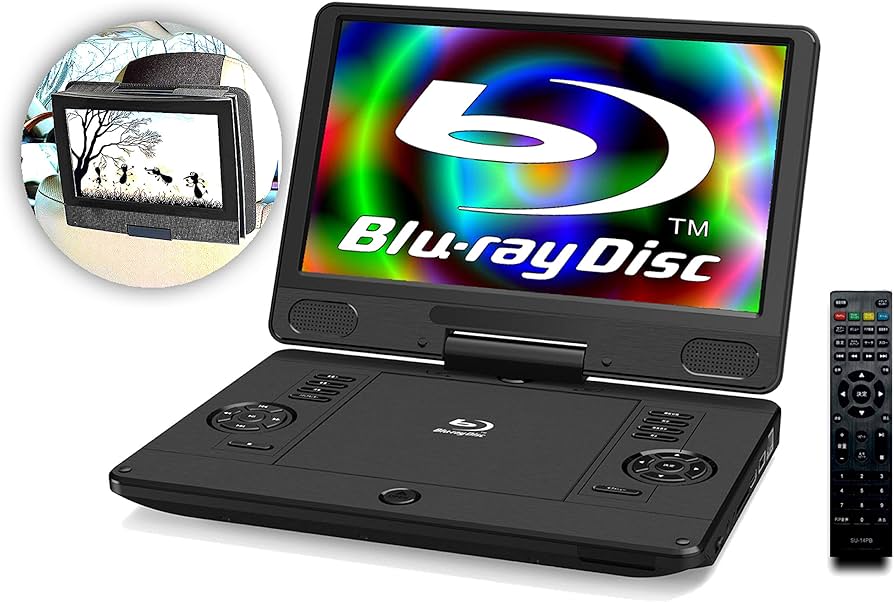 Amazon | Agrexsione 11.6インチ ポータブルブルーレイプレーヤー BD