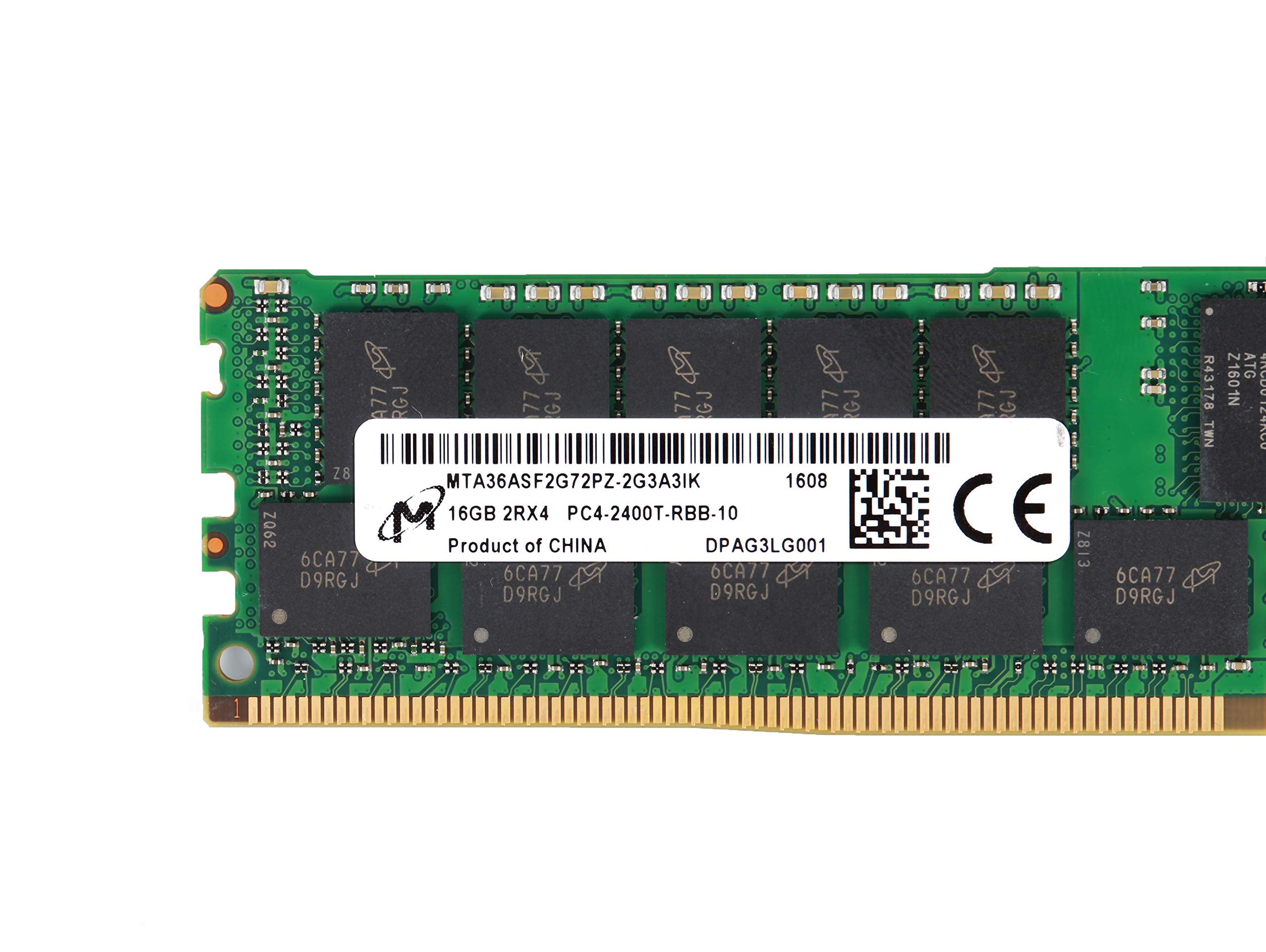サーバ用メモリ マイクロン製 DDR4 16GB 6枚 ECC RDIMM 16GB DDR4 2400