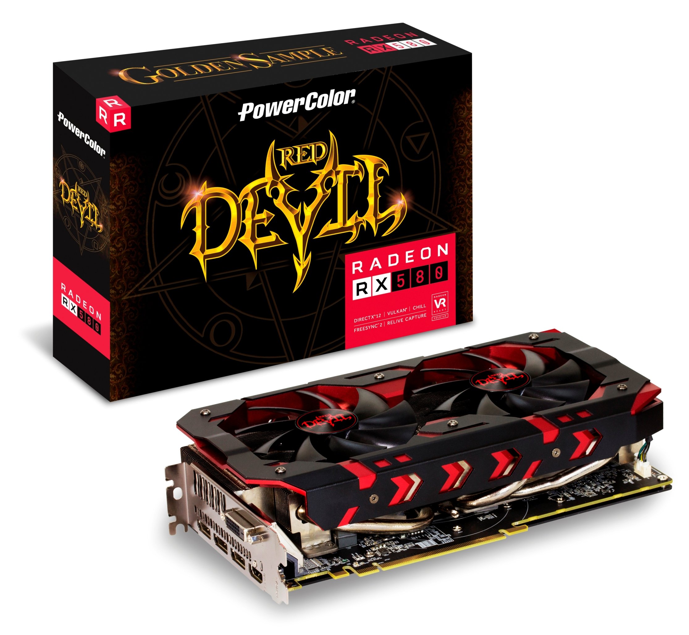 Amazon | PowerColor ビデオカード AMD RADEON RX580搭載 AXRX580