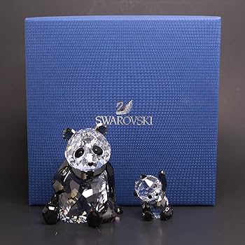 Amazon.com: SWAROVSKI 5063690 Clear & Black Crystal Panda Mother