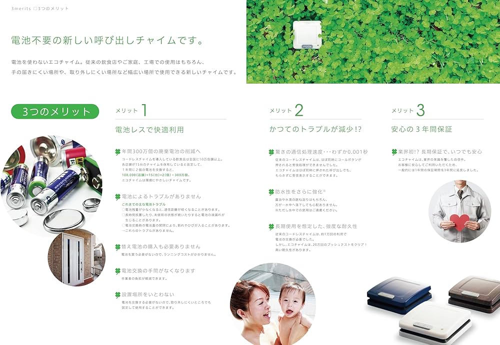 Amazon.co.jp: エコチャイム 送信機 10台セット(受信機：10窓タイプ 角