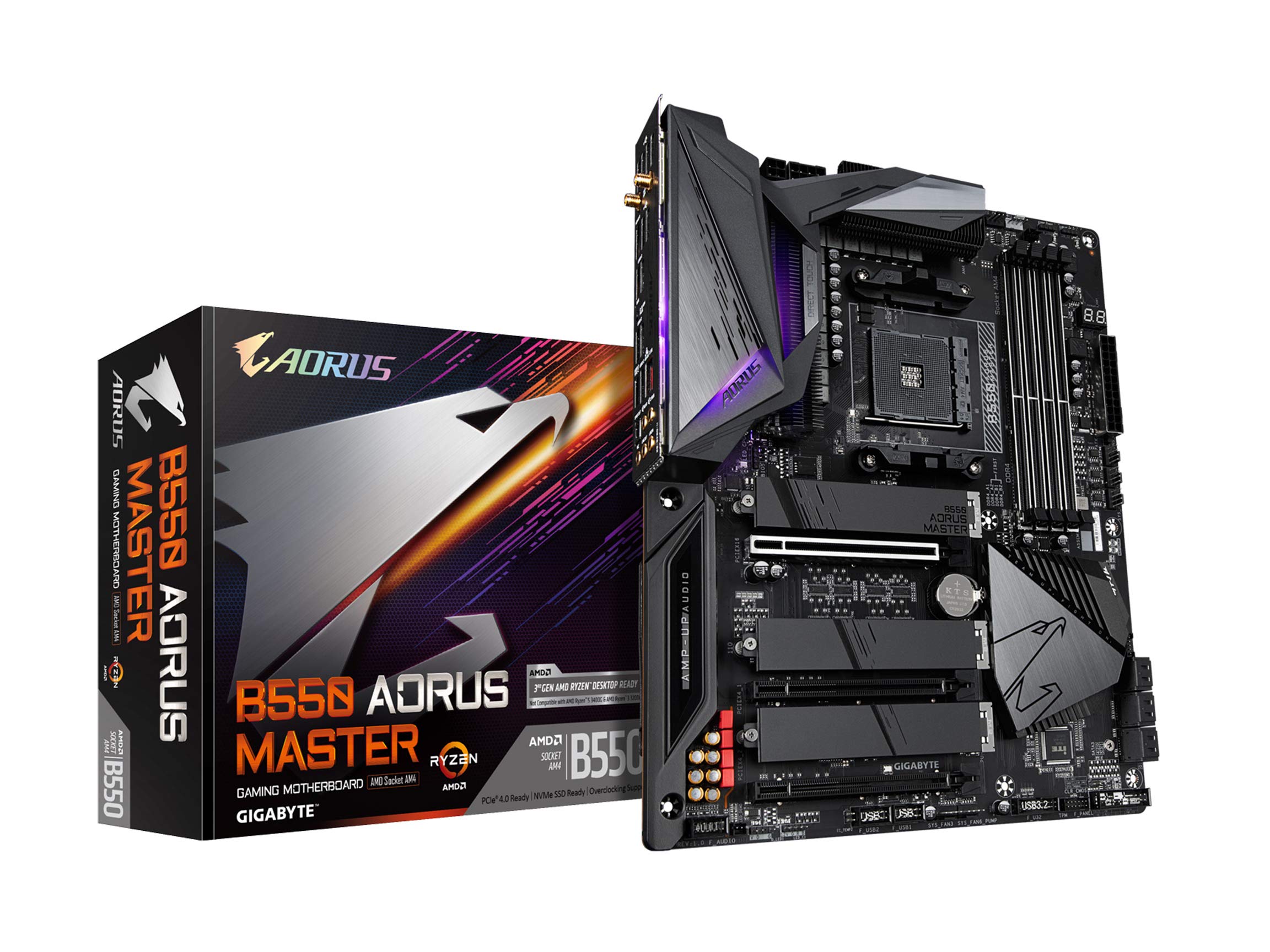 Amazon | GIGABYTE B550 AORUS MASTER マザーボード ATX [AMD B550