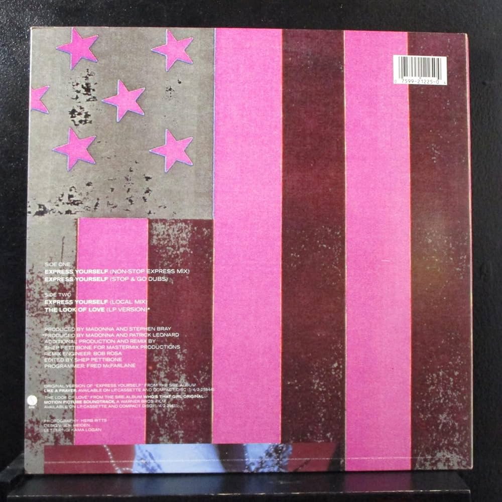 Amazon.com: Madonna - Express Yourself - Lp Vinyl Record: CDs & Vinyl