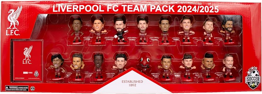 Amazon.co.jp: SoccerStarz - リバプール チーム パック 17 フィギュア