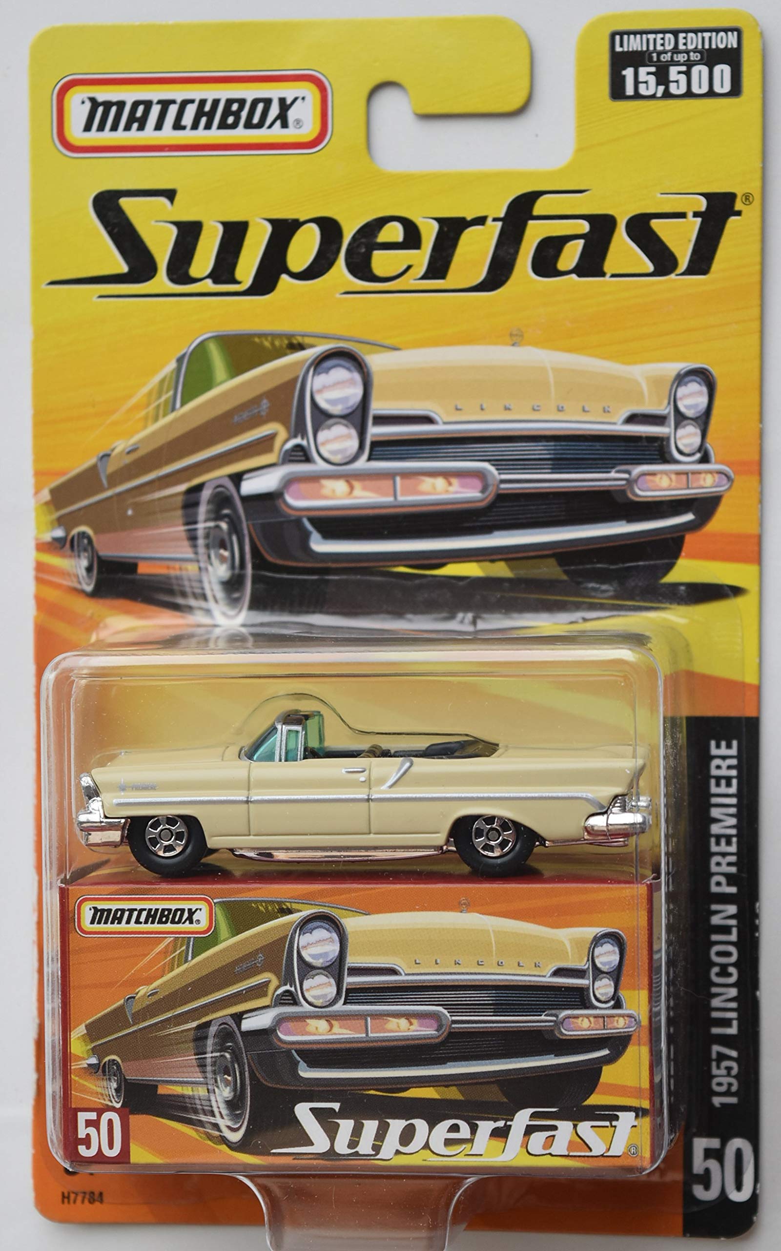 Amazon.com: Matchbox SUPERFAST TAN 1957 Lincoln Premiere Limited