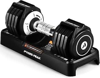 Amazon | PYKES PEAK 可変式 ダンベル 5kg 単品 【 重さ調節可能 錆び