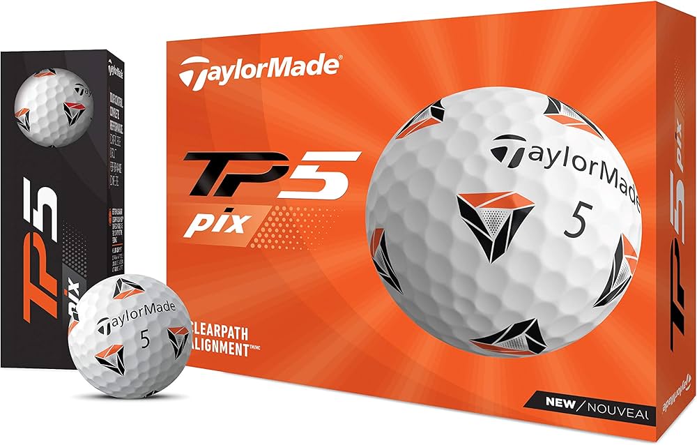 Amazon.co.jp: TaylorMade TP5 Pix 2.0 ゴルフボール ダース