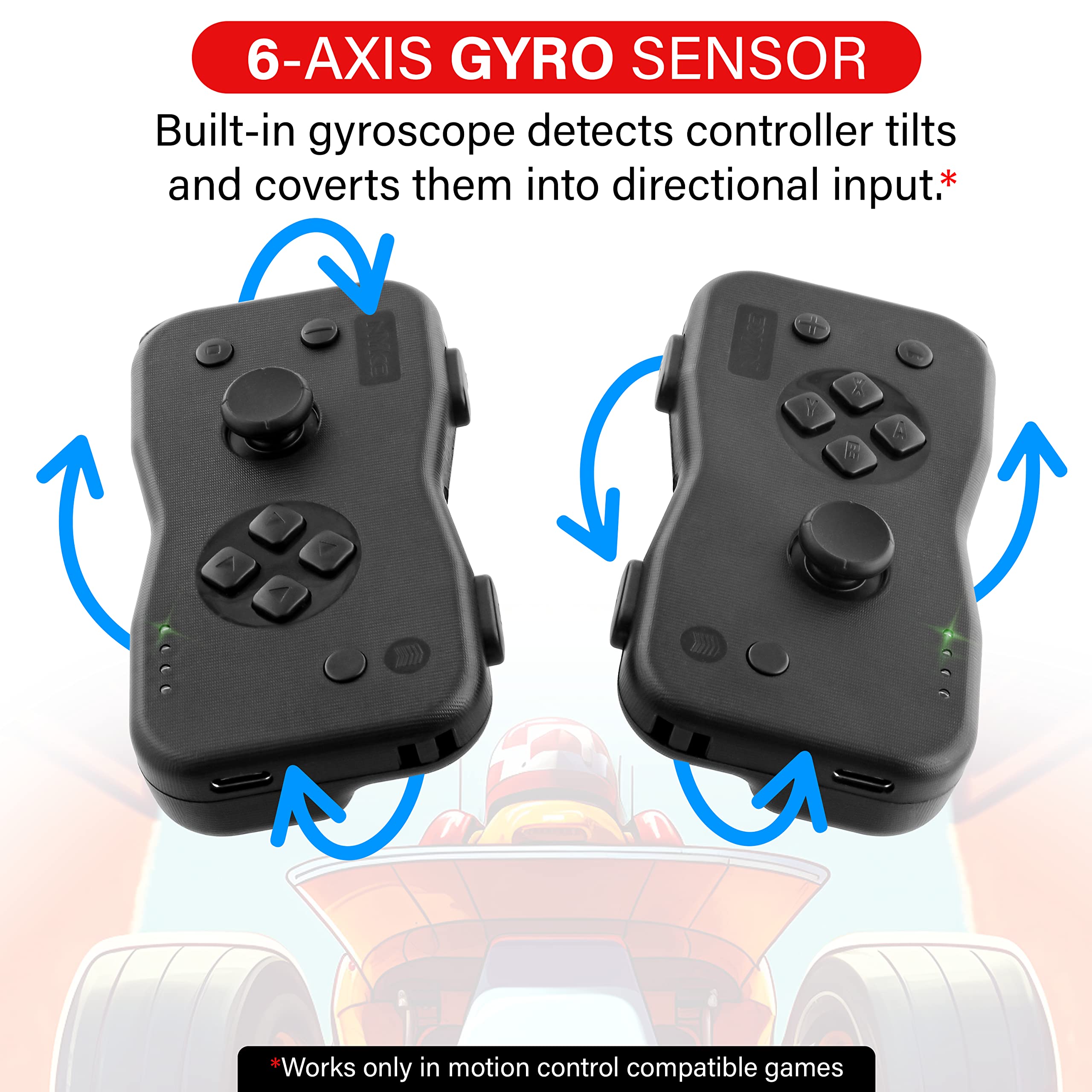 Amazon.com: Nyko Dualies Controller Set for Nintendo Switch -Black
