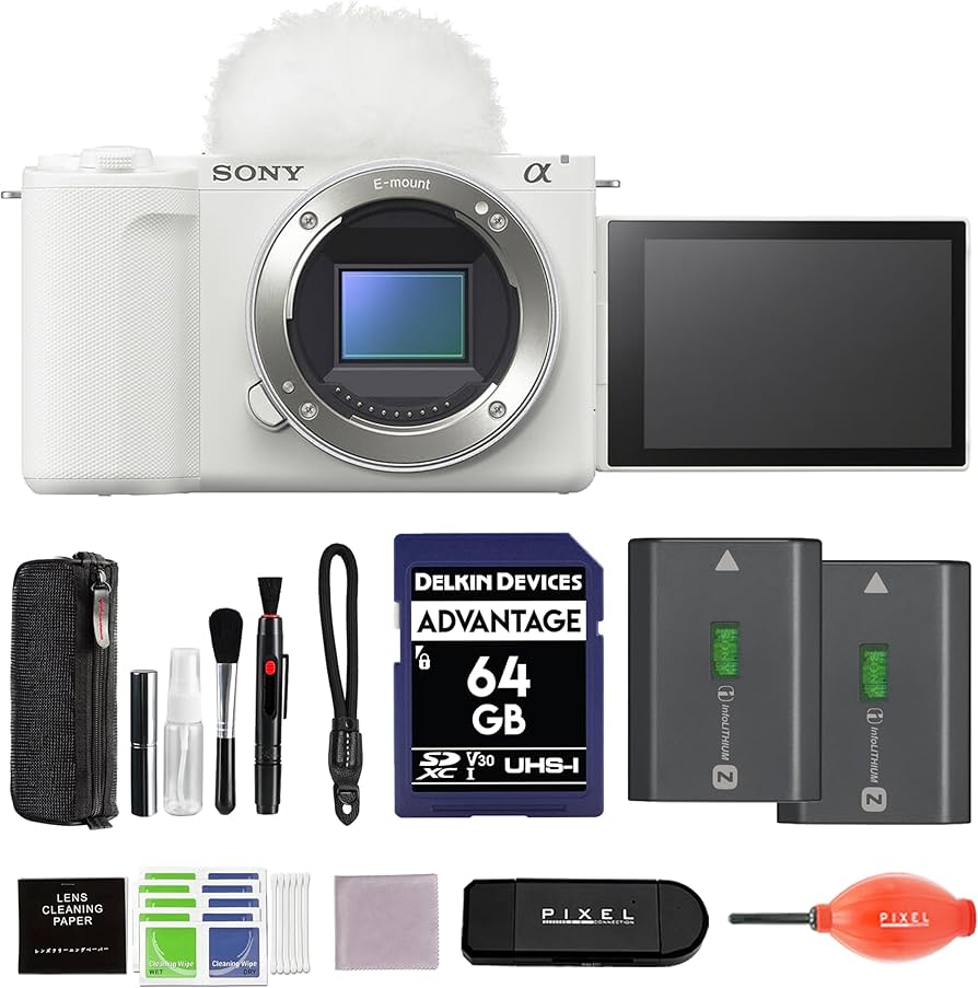 Amazon.com : Sony Alpha ZV-E10 II Mirrorless Camera Bundle (White
