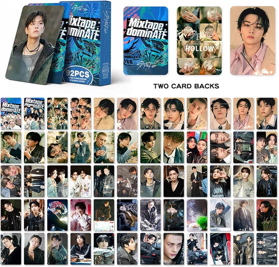 Amazon.com: KPOPBP 60 PCS Mixtape Dominate Album Photocards Kpop