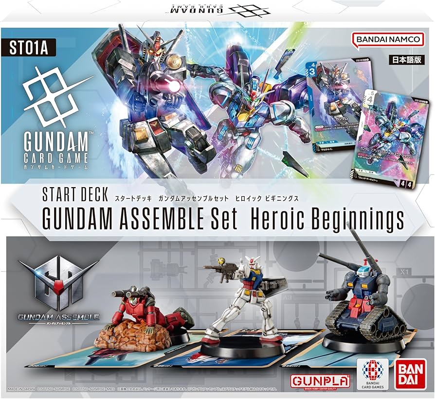 Amazon.co.jp: Bandai ST01A Gundam Card Game Starting Deck Gundam